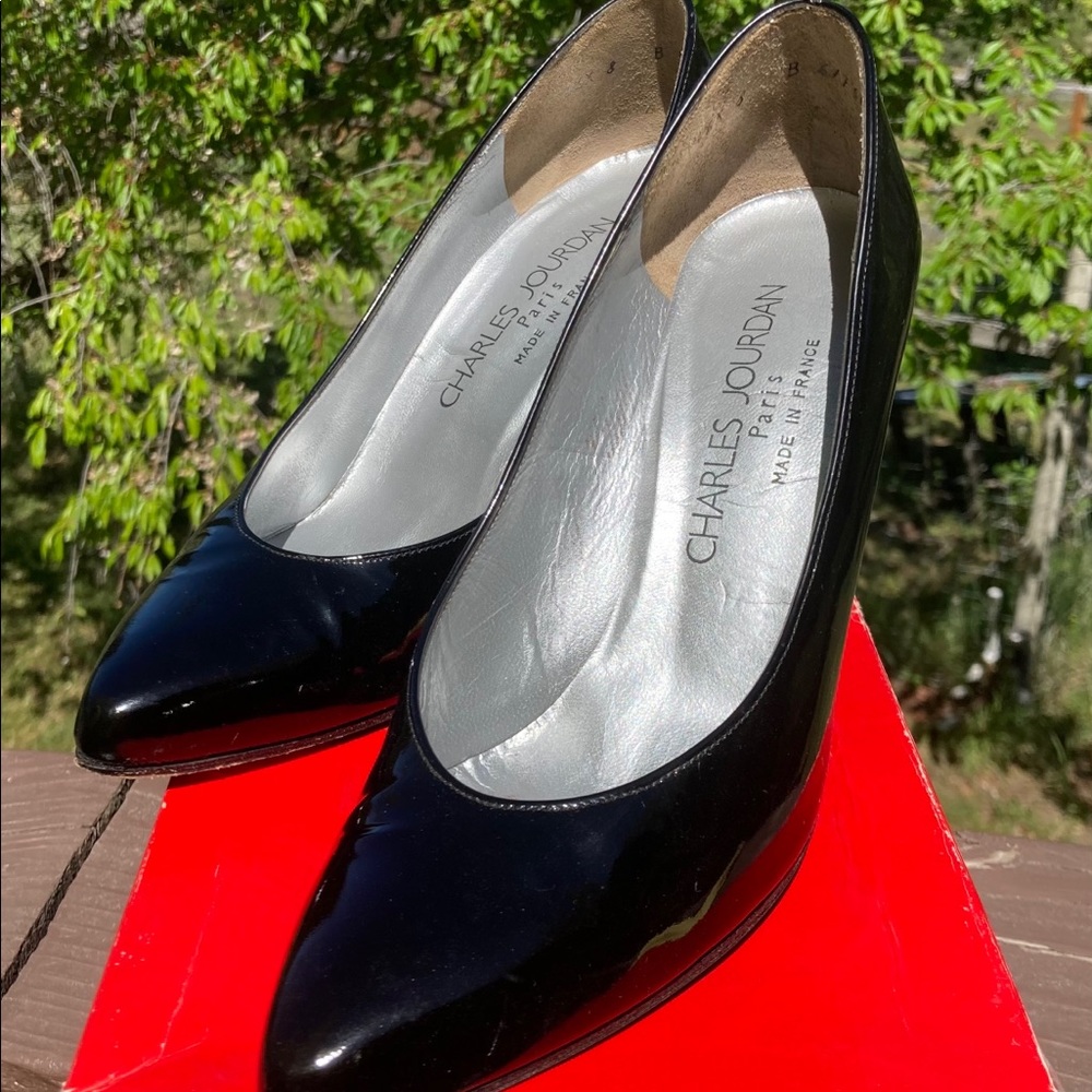 Charles Jourdan Beverly Hills Patent Heels Pump 8B